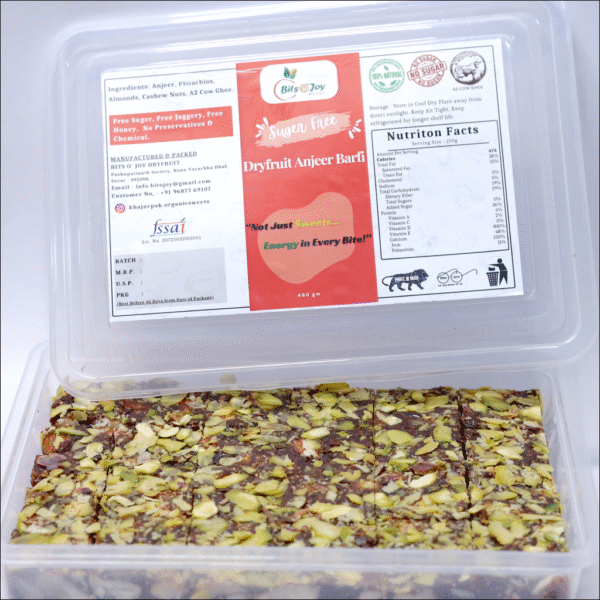 Dryfruits Anjeer Barfi - Image 4